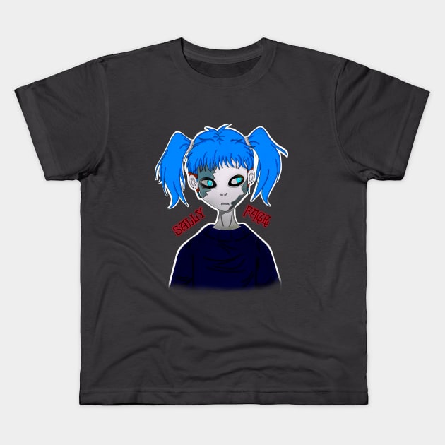 Sally Face Kids T-Shirt by alkatras